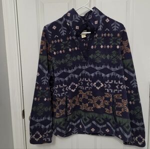 Telluride Clothing Company Women’s  Snap Fleece Gonia Tribal Jacket Size XL